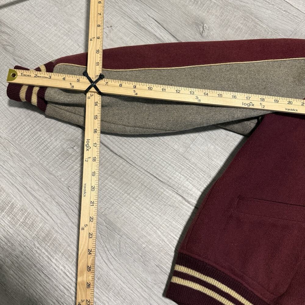 Vintage 1960s Wool Letterman Varsity Jacket Size Medium - Picture 7 of 7